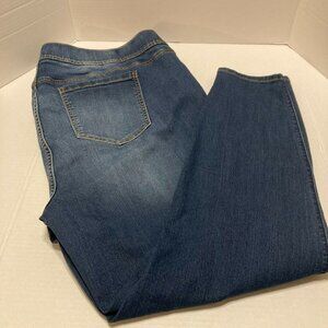 TORRID Denim Lean Jeans Pull On Jeggings Leggings Skinny Slim Women's size 3R